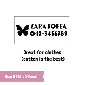 Clothing Labels (Size M) - Iron On