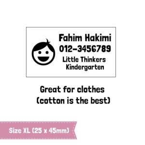 Clothing Labels (Size XL)