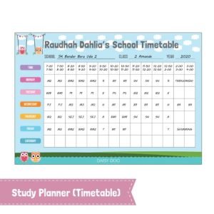Study Planner (Timetable)