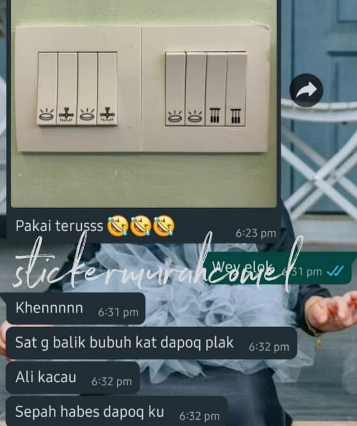 Household Switch Labels - Daisydoo