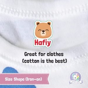 Clothing Labels (Shape) - Iron On